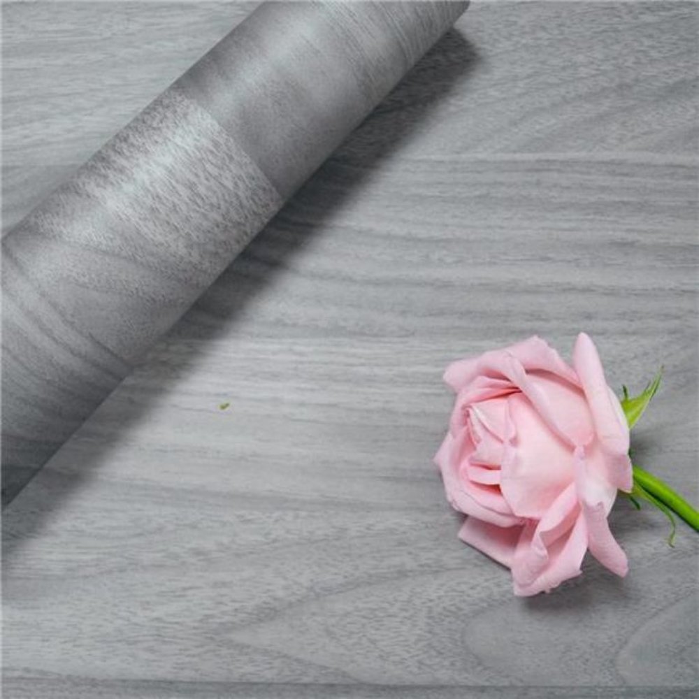 Wood Contact Paper Grey Wallpaper Wood Peel  & Stick Wallpaper  15.7"x78"